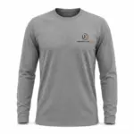 T-Shirt me Mëngë të Gjata – Gri e hapur